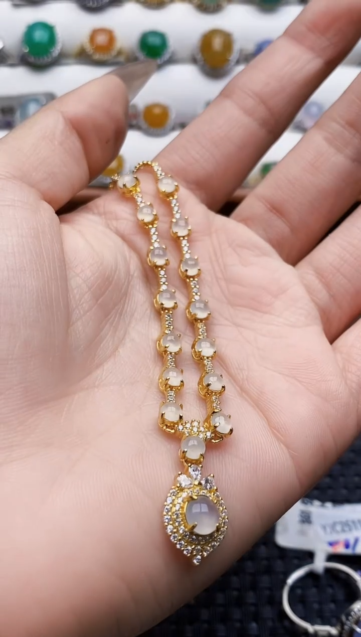 银S925镶嵌戒指翡翠2814