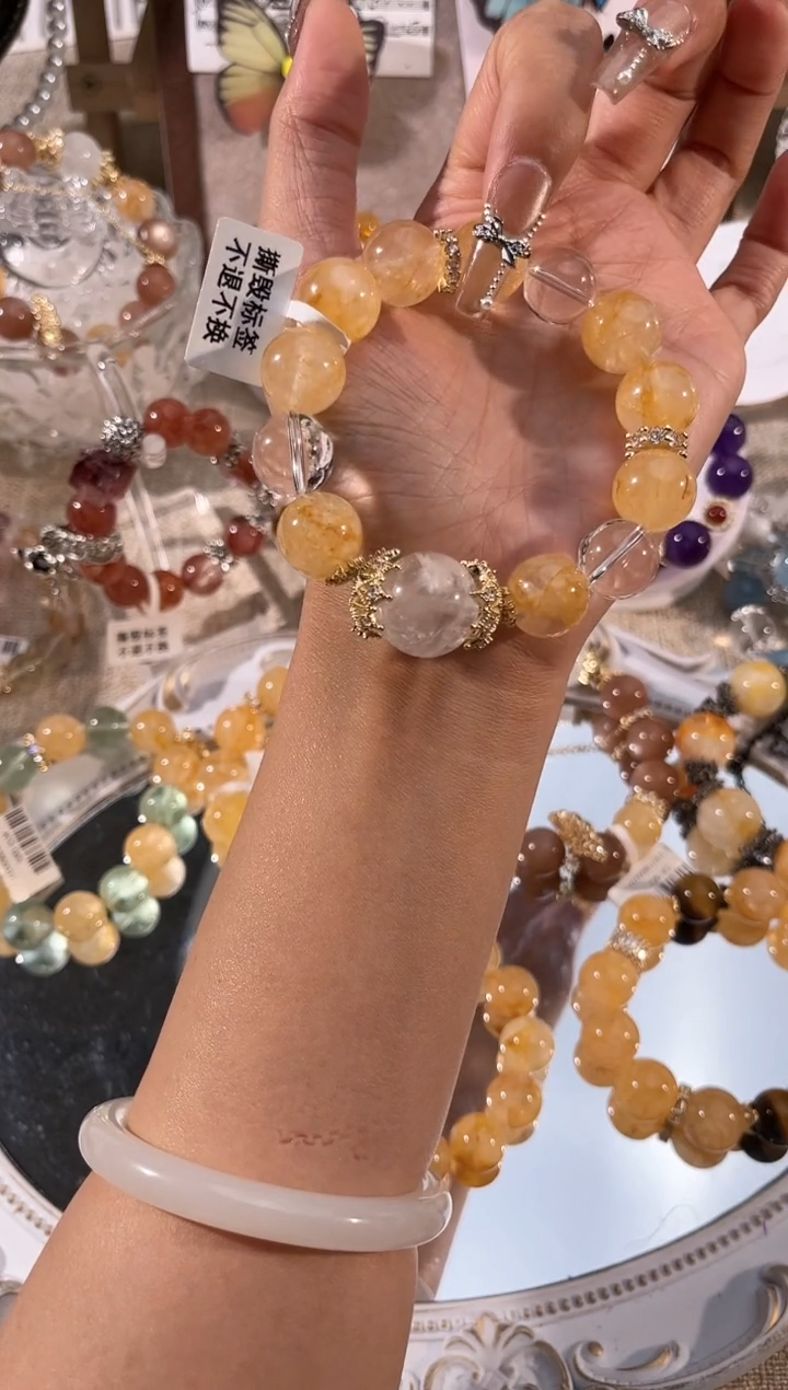 【闪购商品】水晶手链未镶嵌多样性发货颜色微差【拍两单！！】