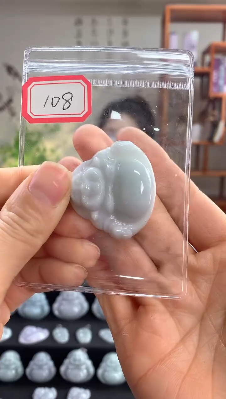 【闪购商品】翡翠颈饰未镶嵌佛公 108