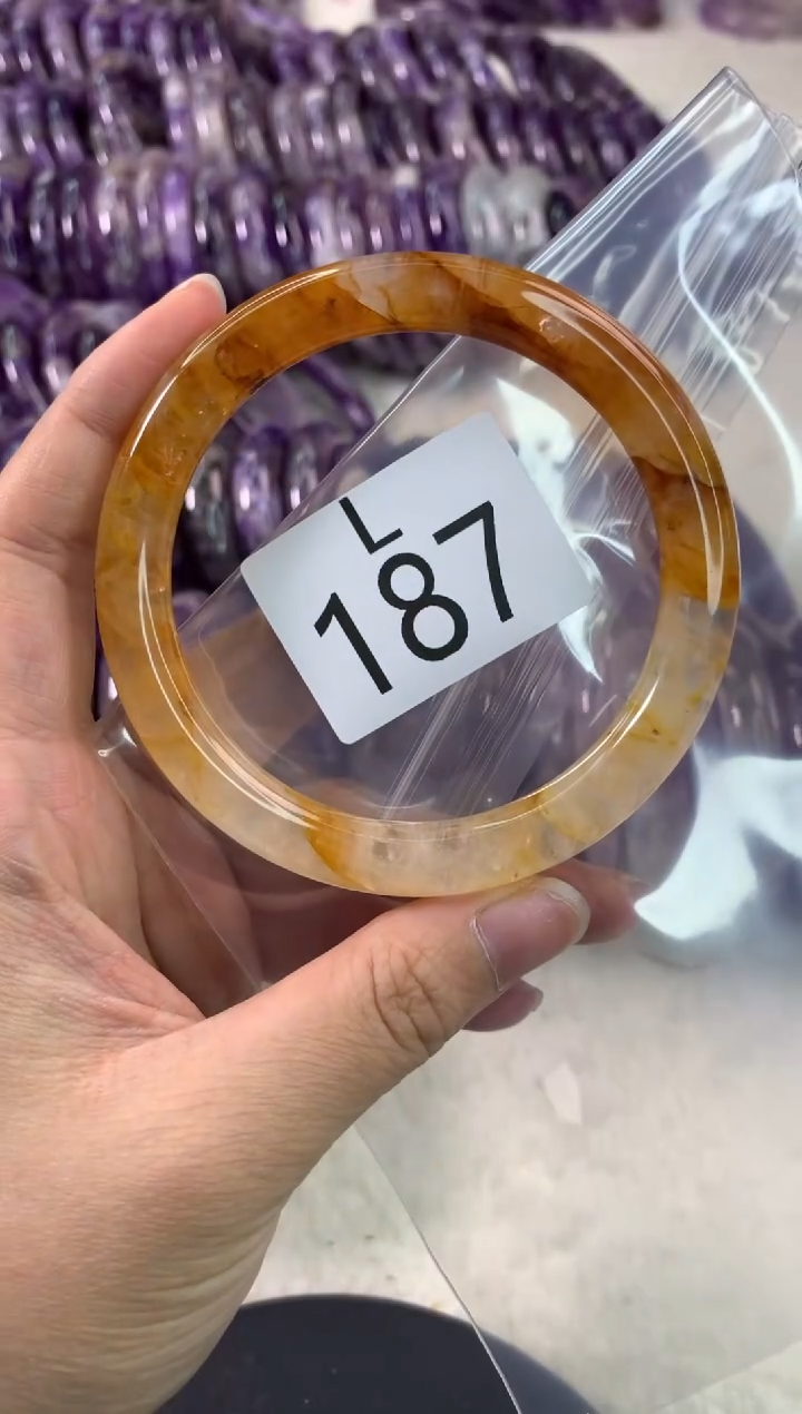 【闪购商品】水晶水晶手镯L未镶嵌187-64