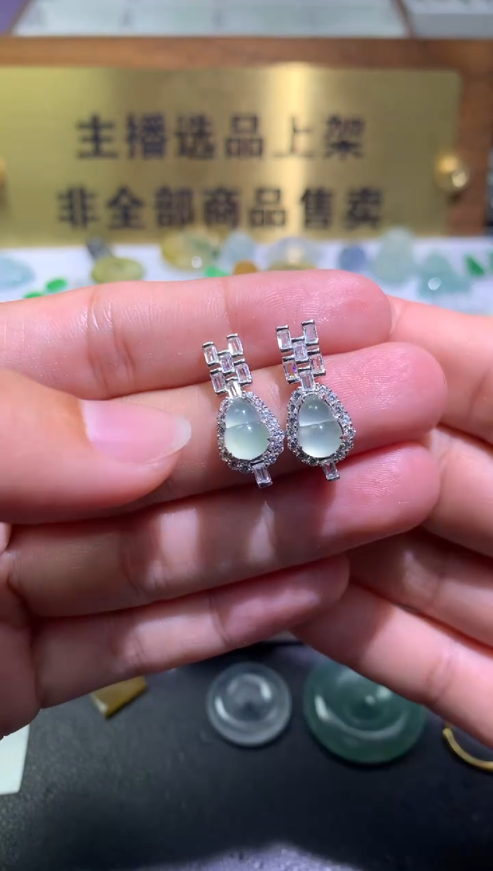 【闪购商品】翡翠颈饰银S925镶嵌净货