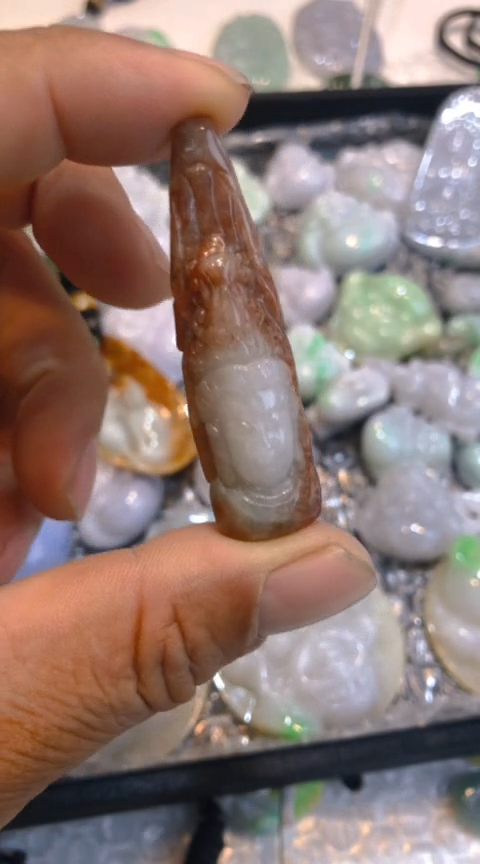 【闪购商品】翡翠吊坠(不含链)未镶嵌出人头地