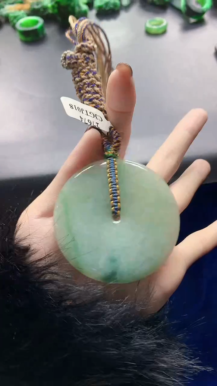 颈饰未镶嵌翡翠天然缅甸a货翡翠