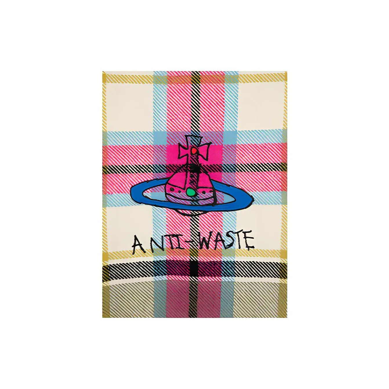 未使用 Vivienne Westwood/薇薇安·威斯特伍德 星球Logo绒线围巾