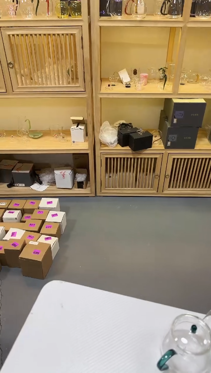 【闪购商品】283号金丝小壶高硼硅玻璃