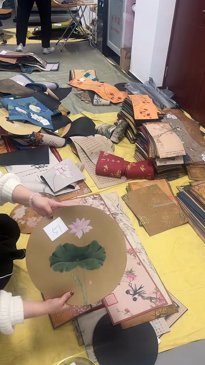 混纺微瑕吸水茶席-40-51号