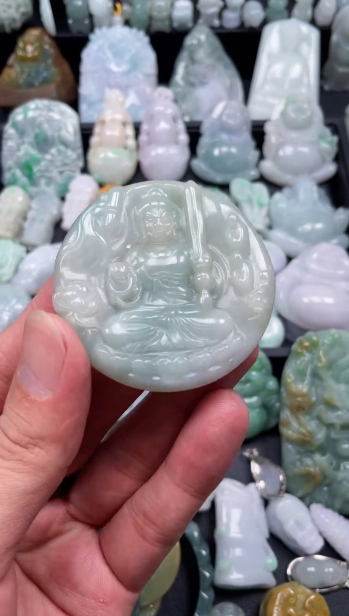 翡翠未镶嵌颈饰天然翡翠a货