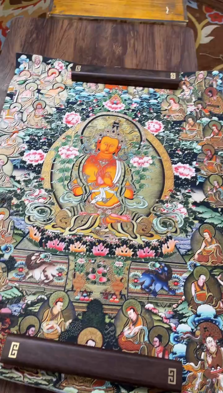 卷轴画老三的唐卡tk16