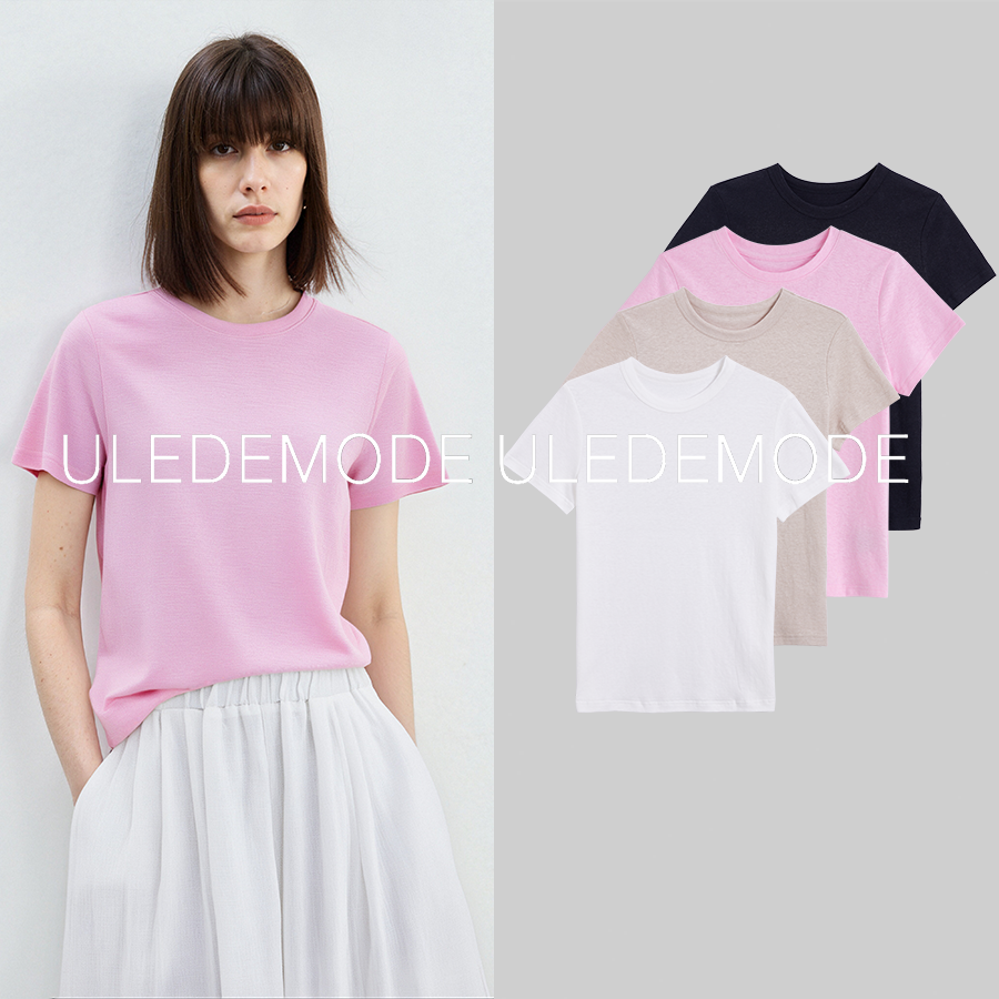 汉麻圆领极简t恤*40度穿透气不热*来末深圳织造LM455