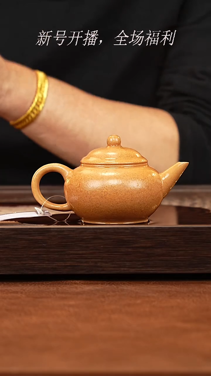茶壶紫砂28y01黄金段水平