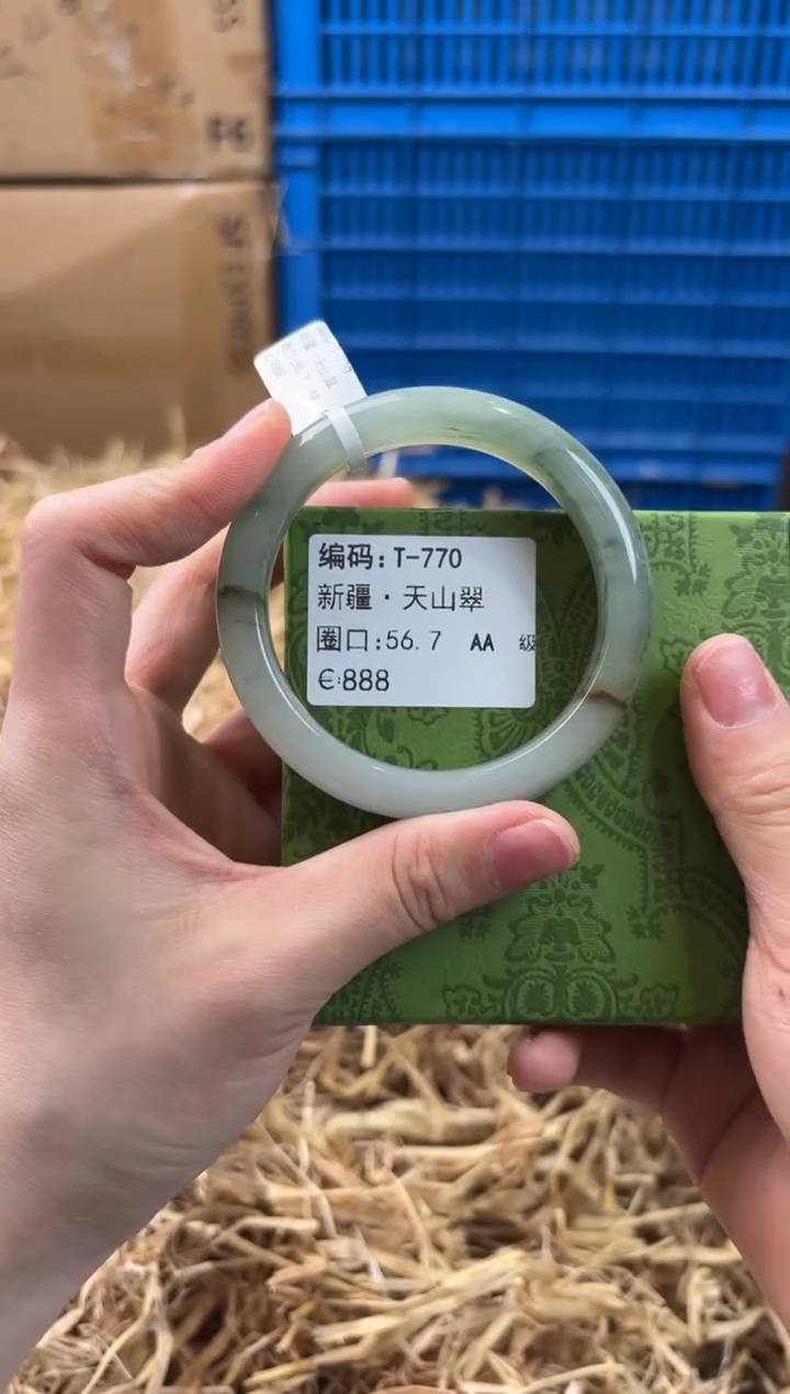 未镶嵌手镯石英质玉T-770