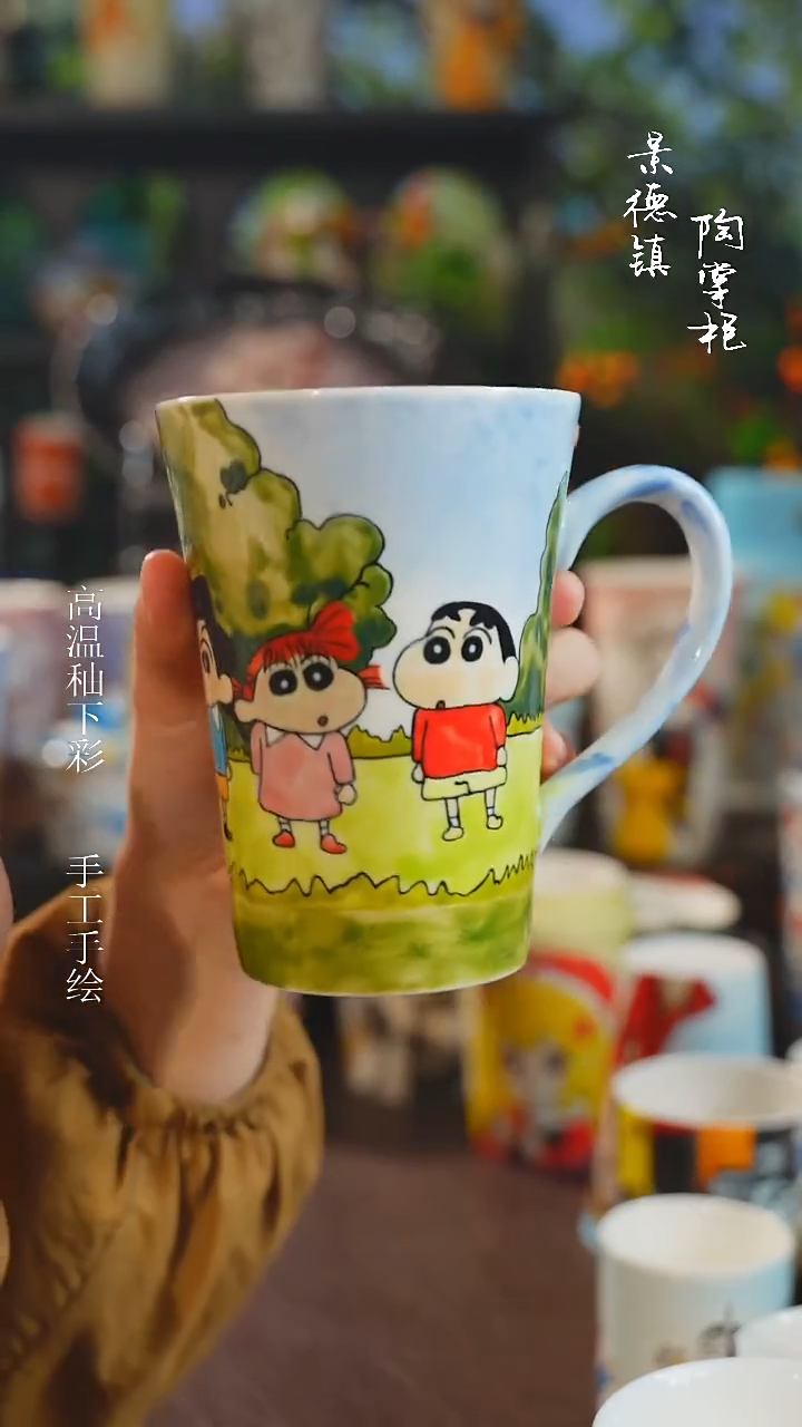 景德镇高温釉下彩纯手工手绘