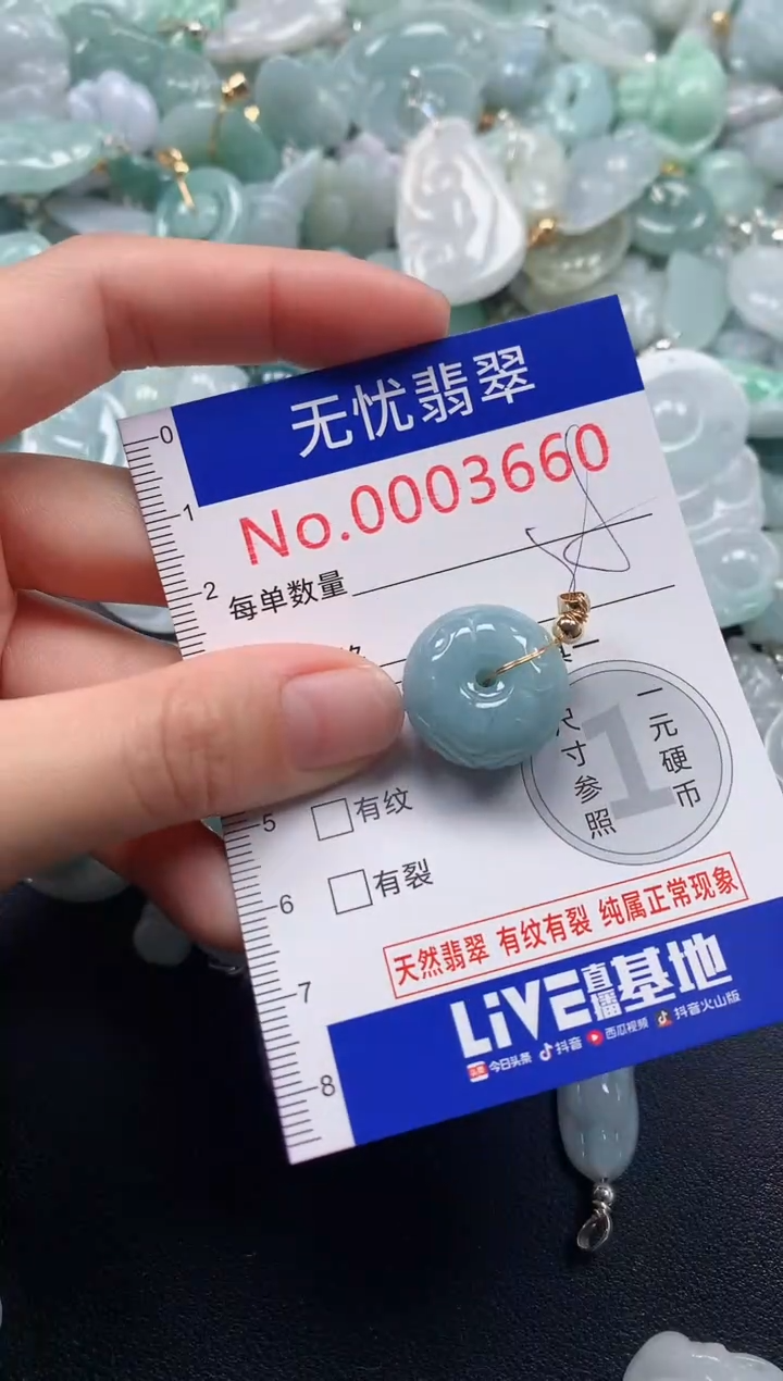 颈饰未镶嵌翡翠3660