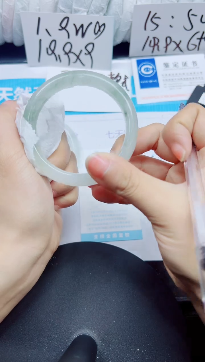 【闪购商品】石英质玉合金手镯334-55.2
