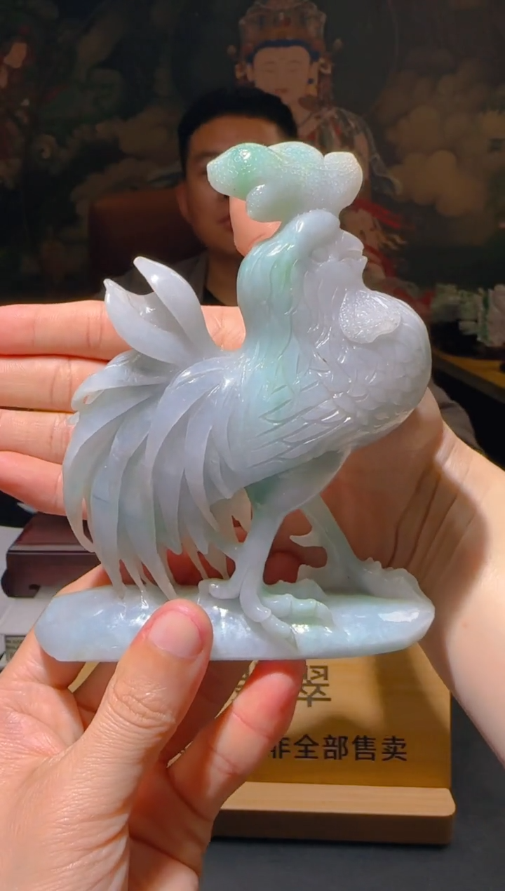 【闪购商品】定制翡翠未镶嵌L-@@QJSXJ217085