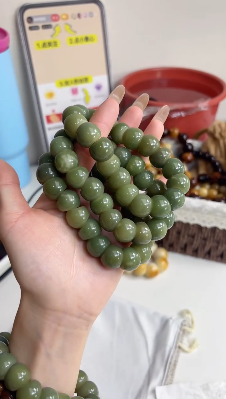 手串菩提根/象牙果沐r25糖炒栗子玉化蒜瓣大肠15mm手串