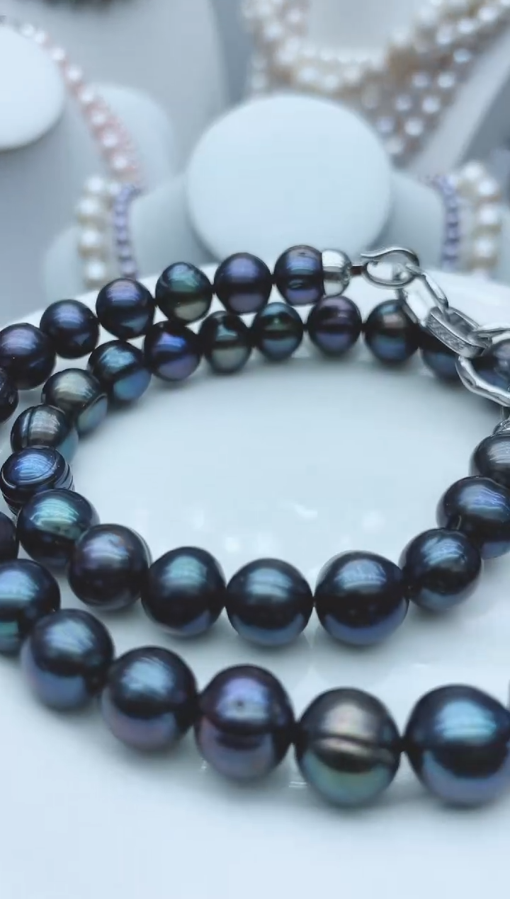 【闪购商品】淡水珍珠颈饰钛钢1