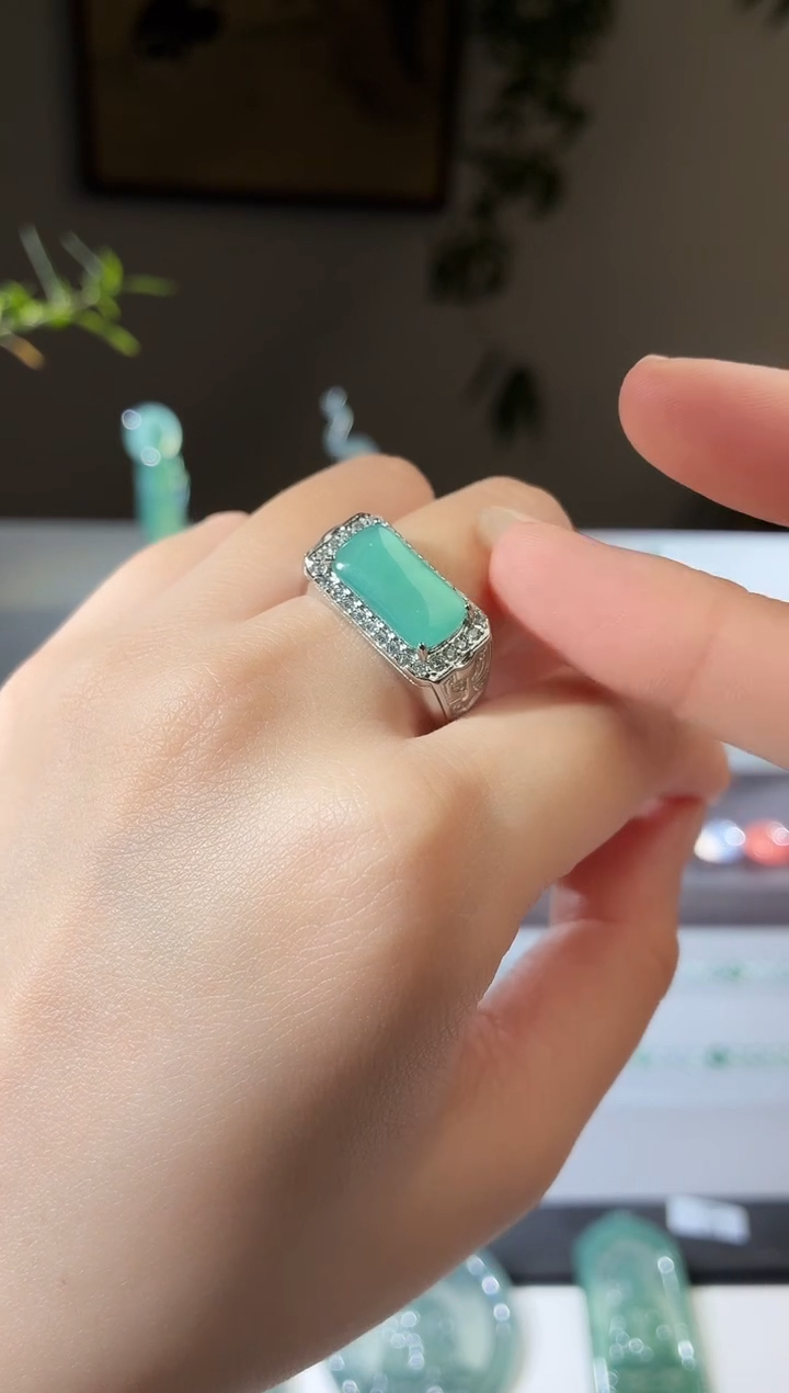 未镶嵌戒指翡翠戒指（多样性发一）