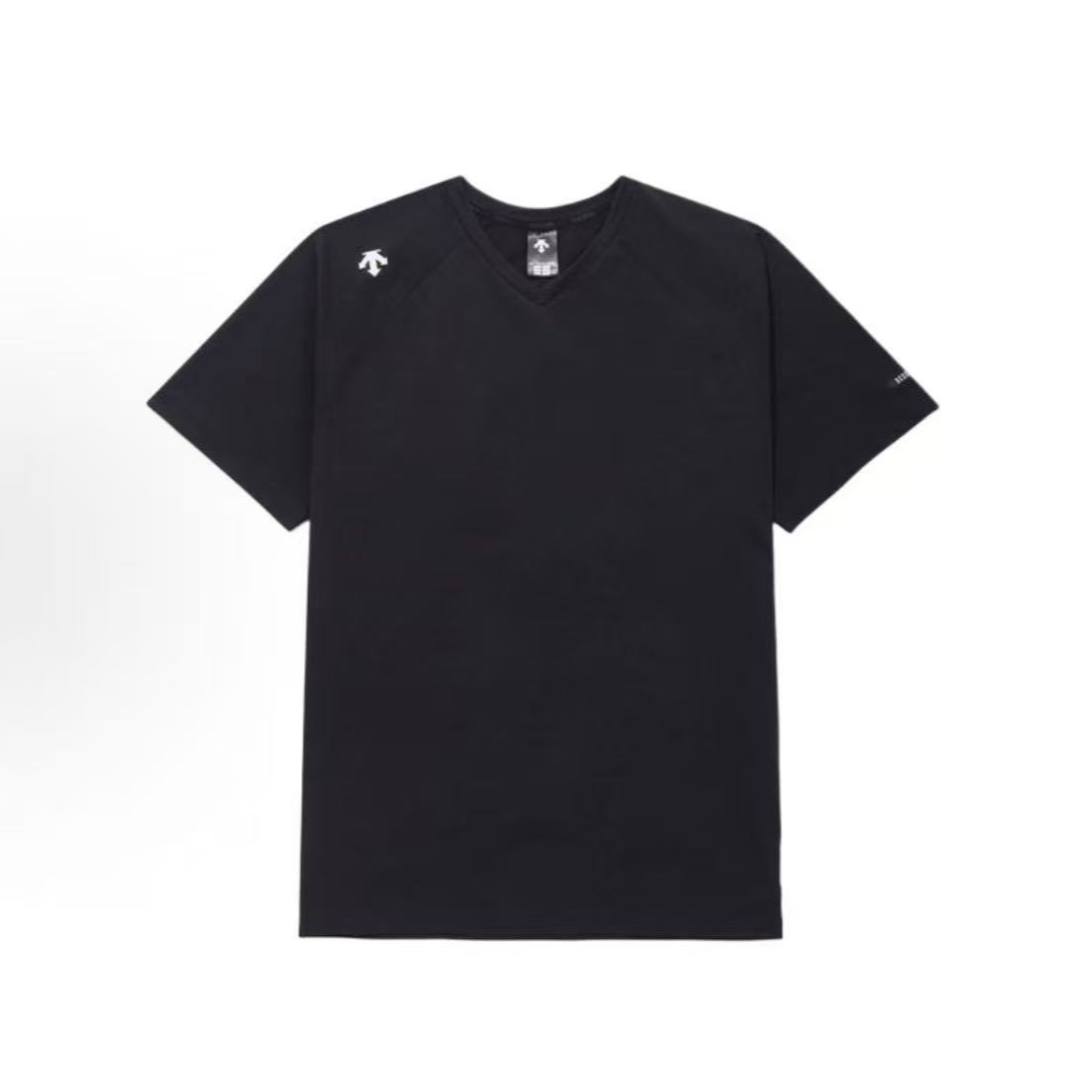 DESCENTE/迪桑特 Logo印花V领宽松短袖T恤 男女同款UTS42