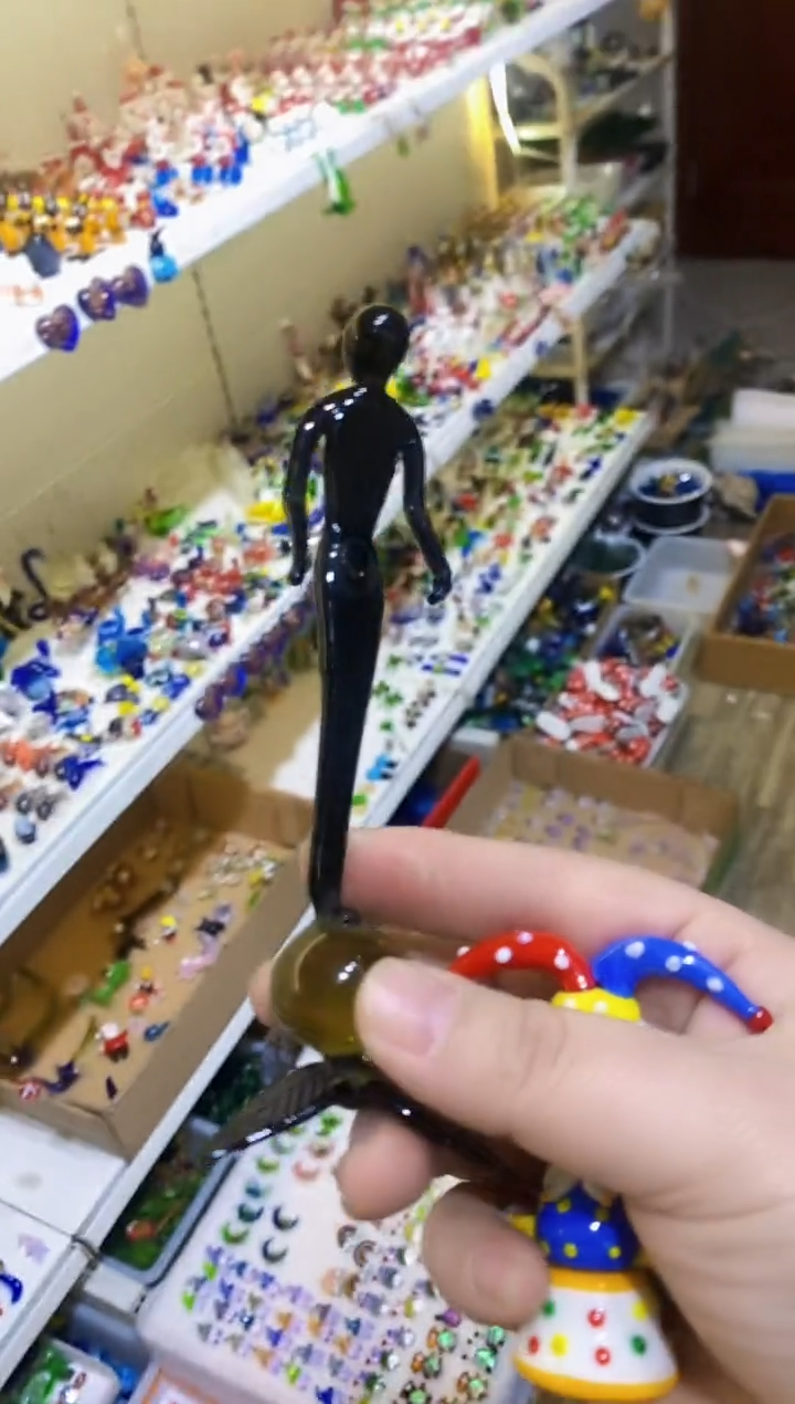 【闪购商品】琉璃手工艺品黑人