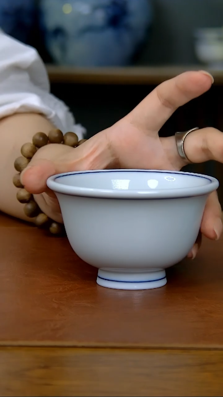 陶瓷白胎大压手（柴窑）       