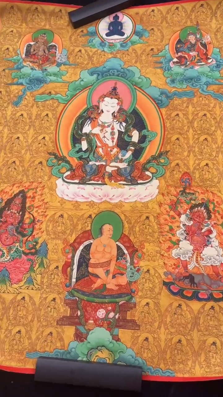 装裱画唐卡藏艺阁精美绘画作品TK16097