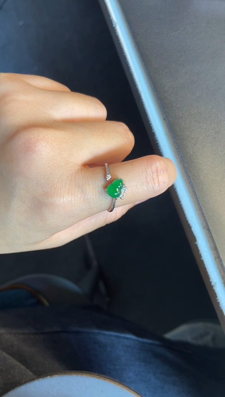 吊坠(不含链)银S925镶嵌翡翠1