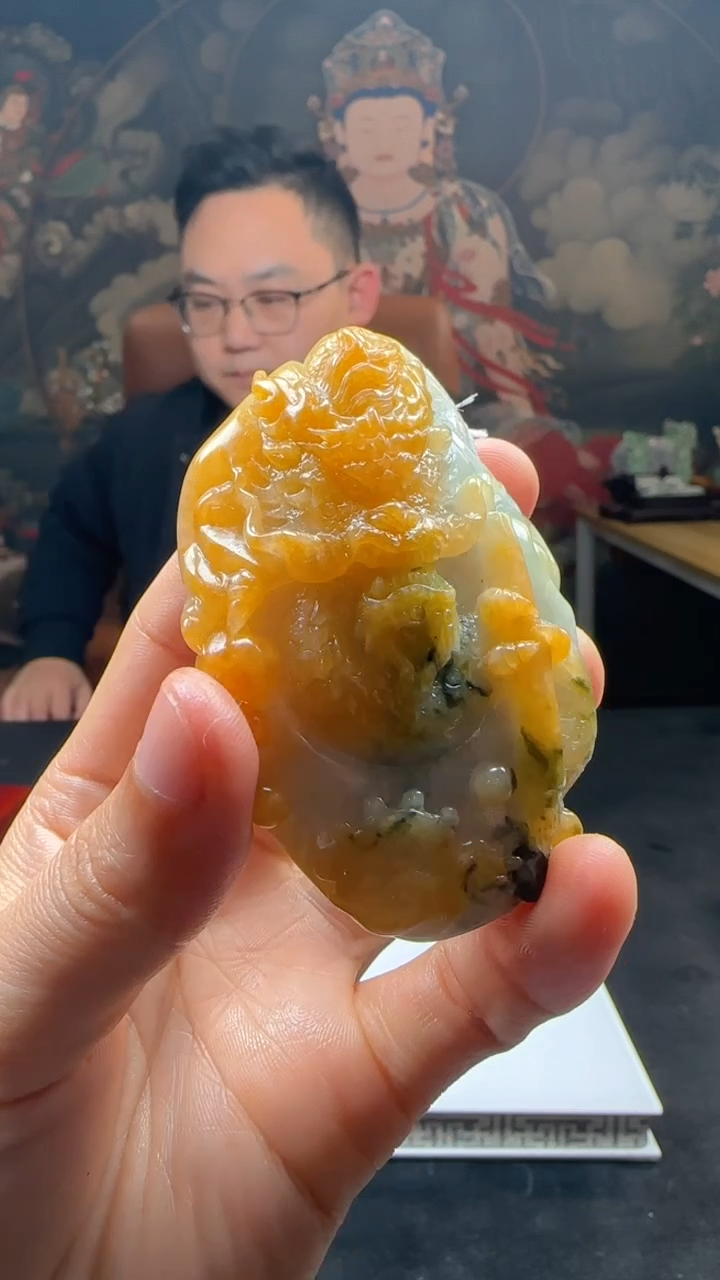 【闪购商品】定制翡翠未镶嵌L-@@QJXC116105