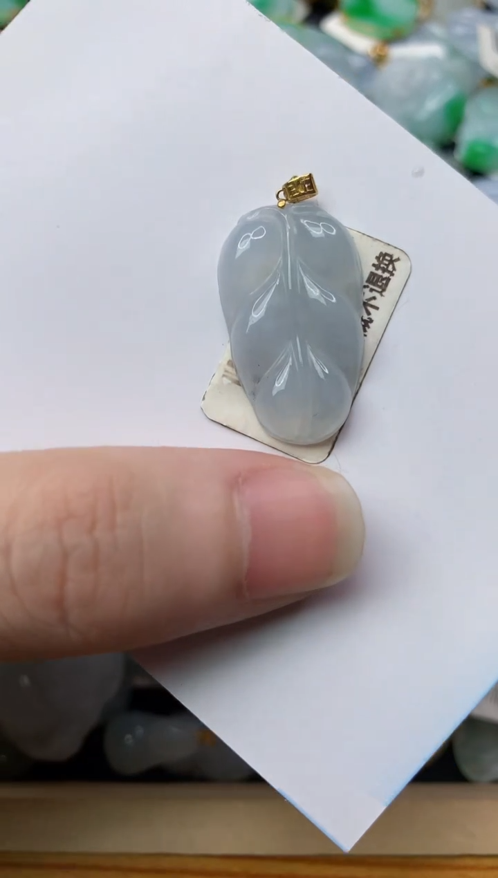 【闪购商品】翡翠颈饰18K金镶嵌3...........