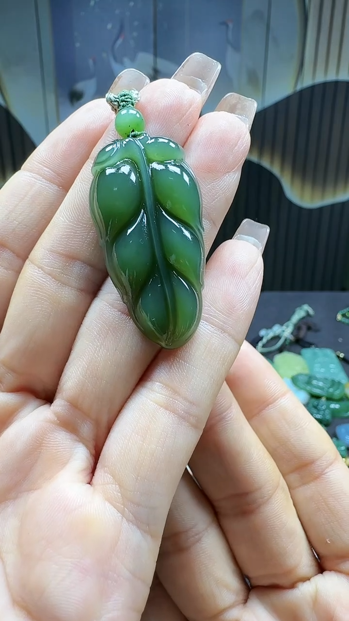 和田玉未镶嵌挂件1