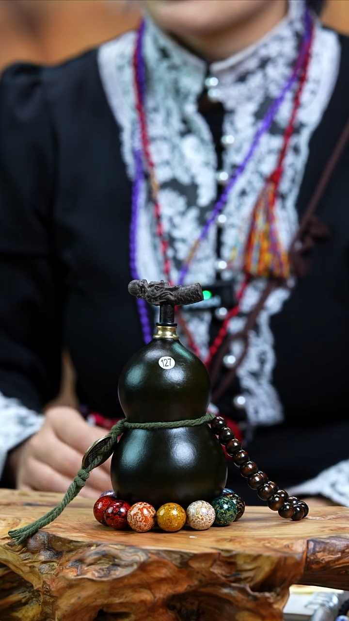 【闪购商品】127—光岳葫天然大漆酒葫芦不含漆珠