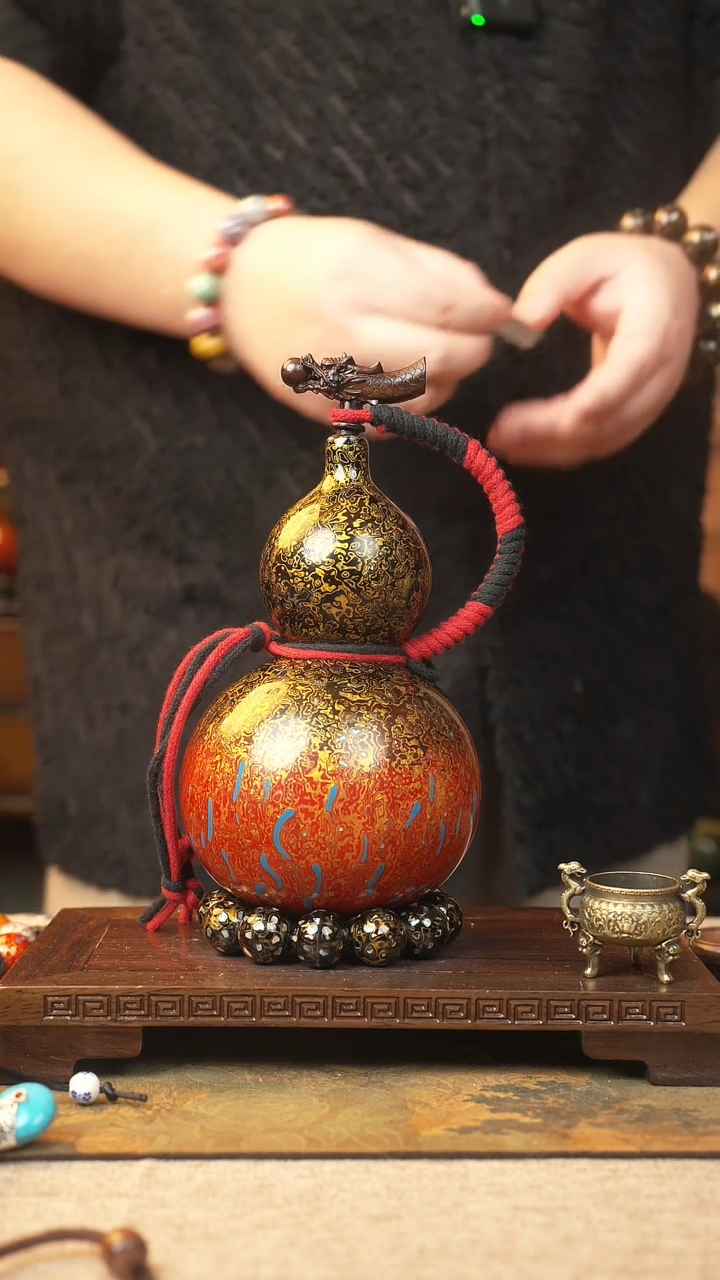 【闪购商品】372大漆葫芦一物一拍记葫堂出品