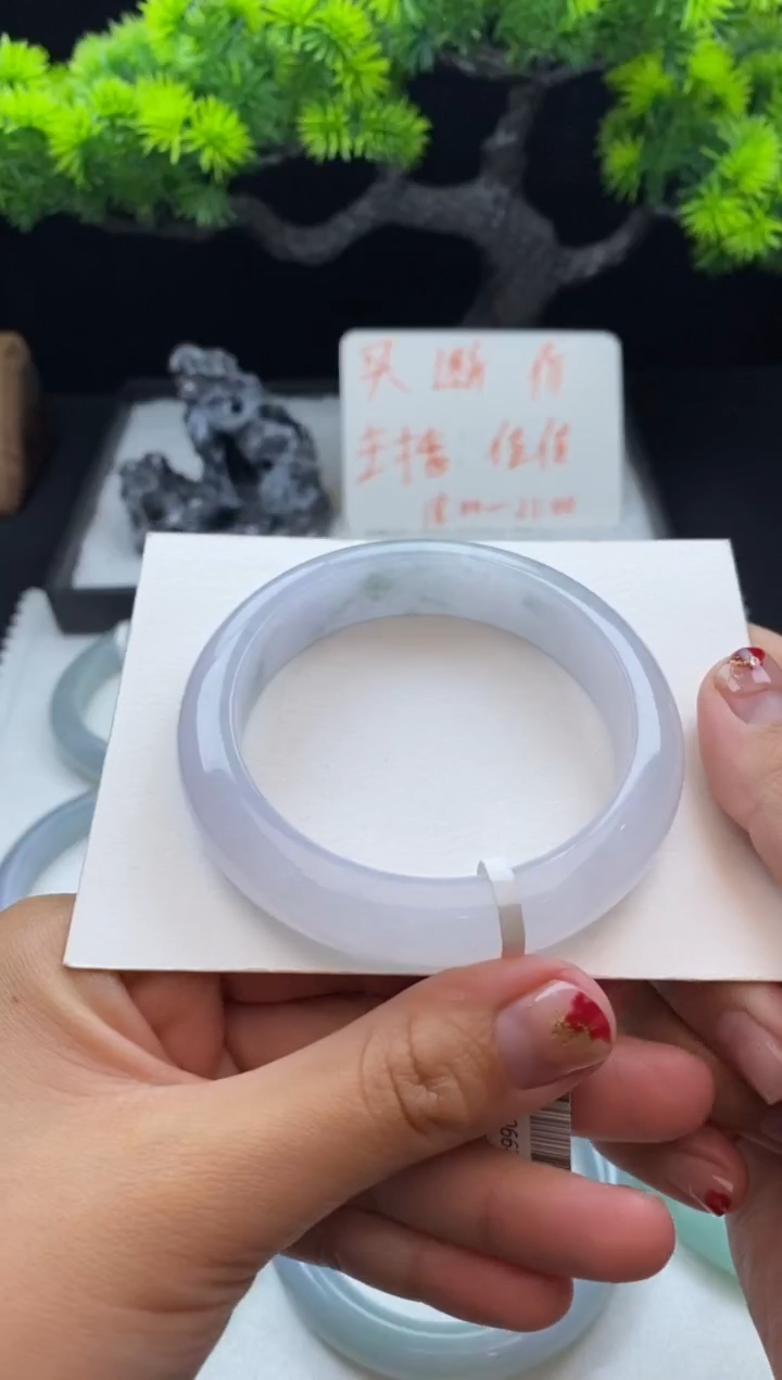 【闪购商品】翡翠手镯未镶嵌55正圈-不退不换