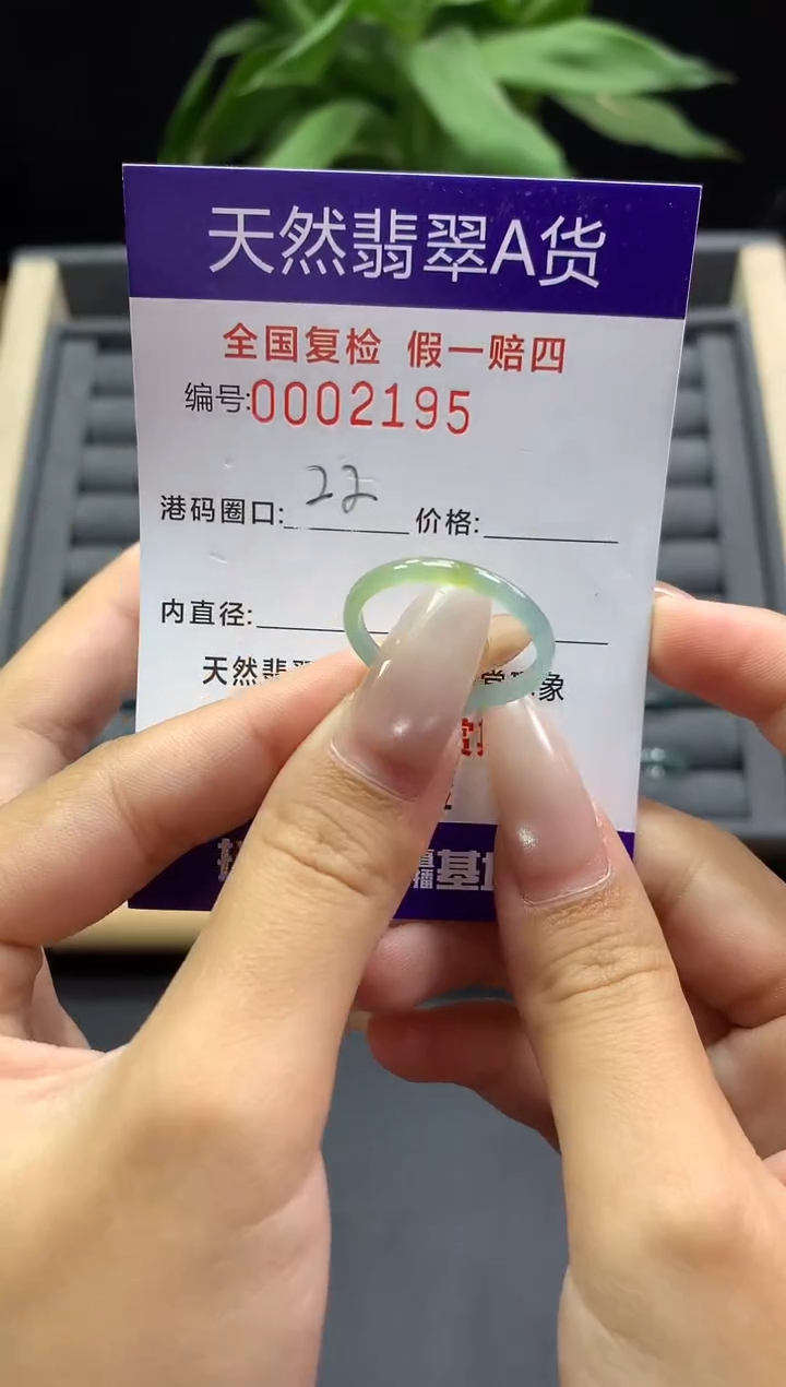 未镶嵌戒指翡翠天然  2195