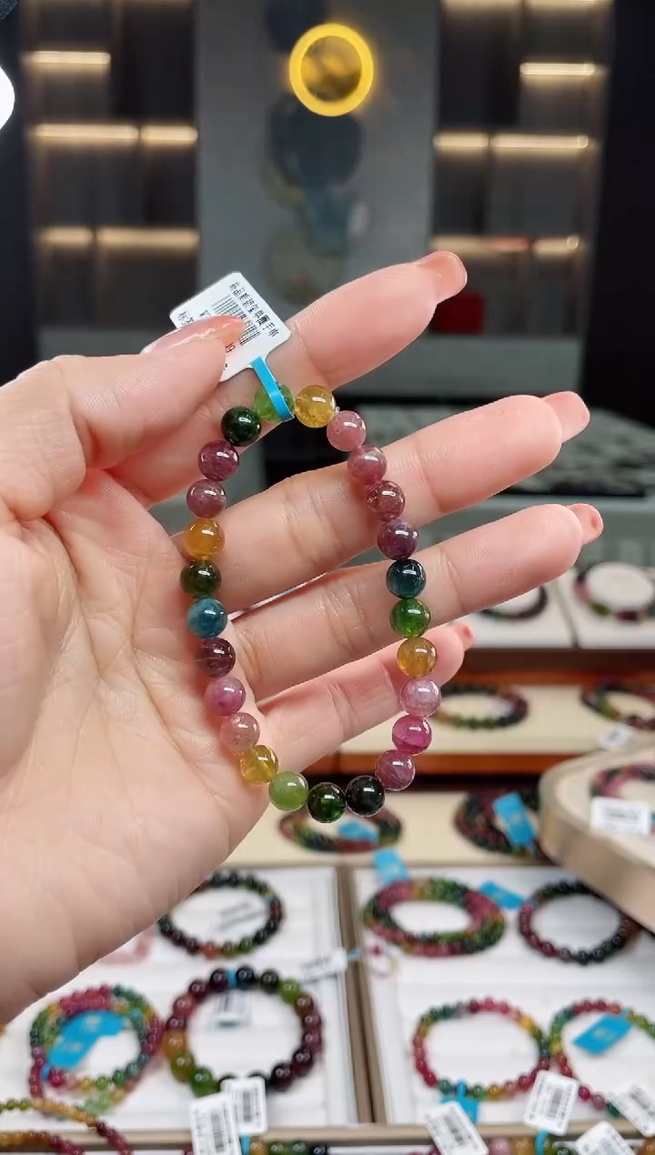 【闪购商品】碧玺单圈手串未镶嵌（多样性发一条）T
