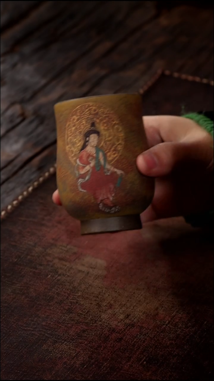 茶杯紫砂非遗茶器-无相