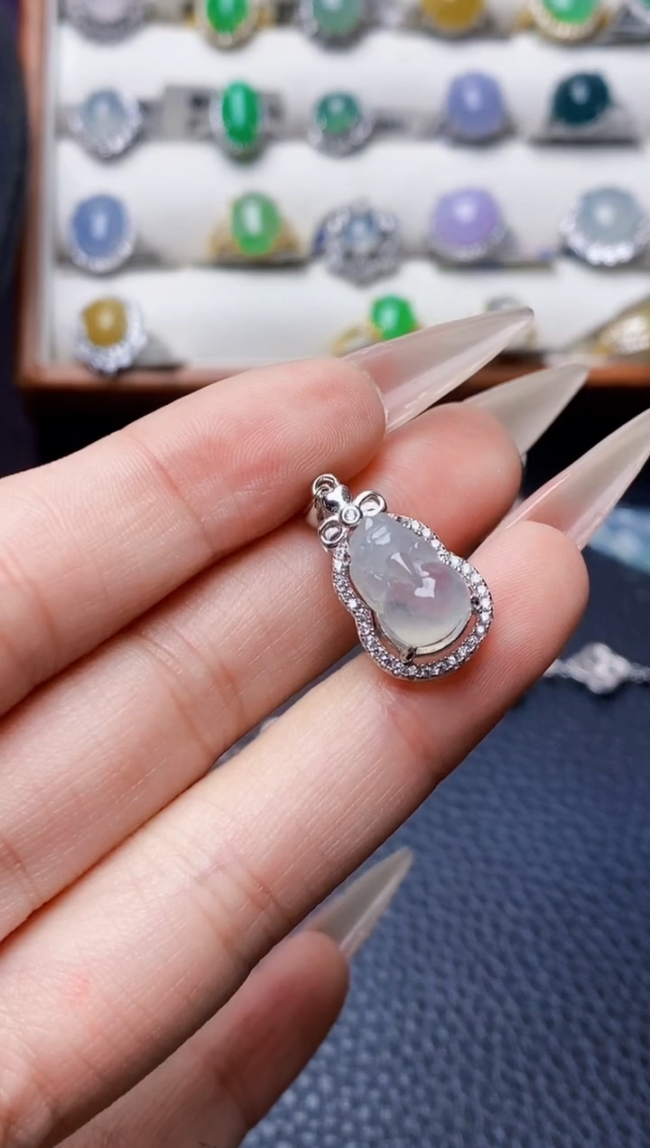 银S925镶嵌戒指翡翠1320