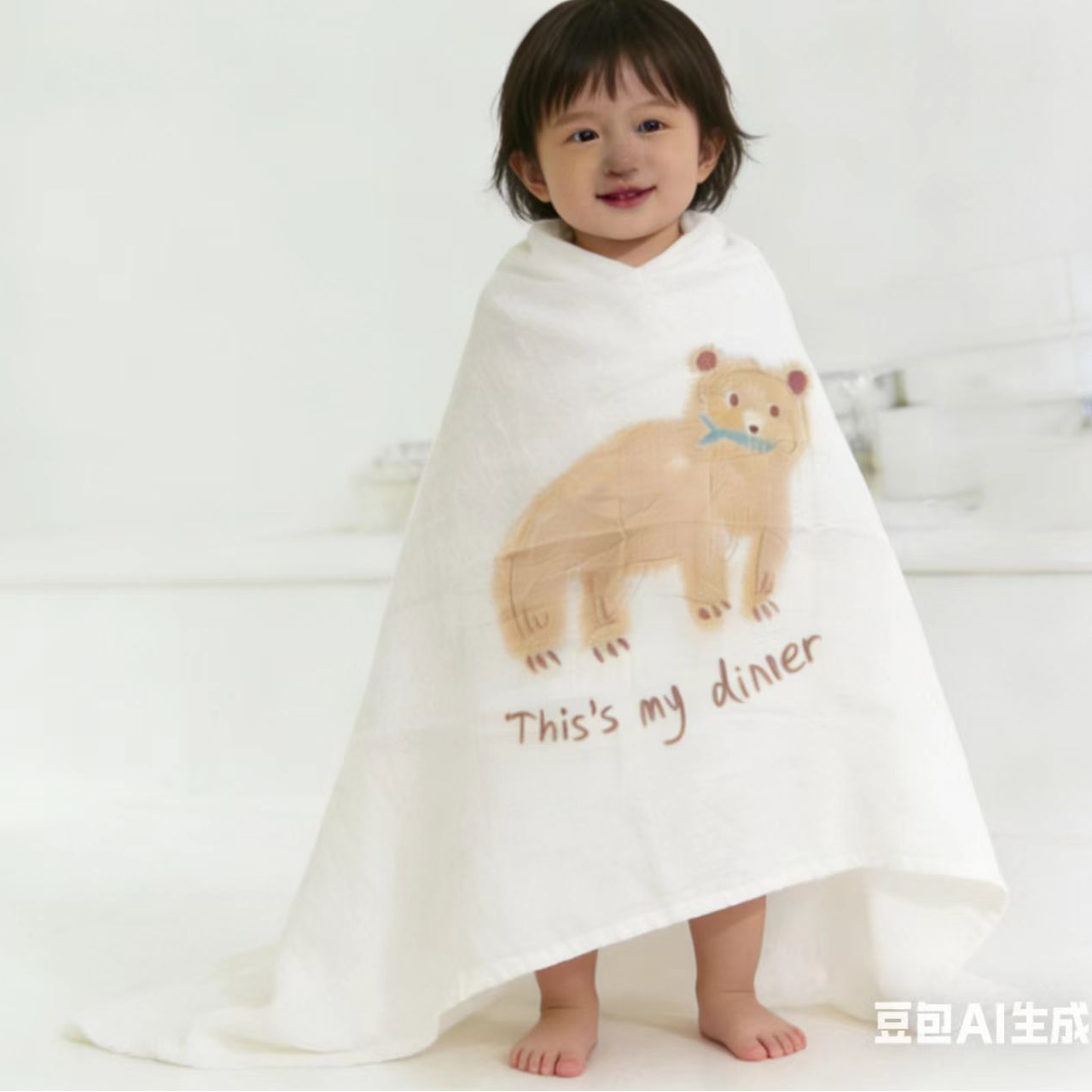 6层纱布浴巾110*110