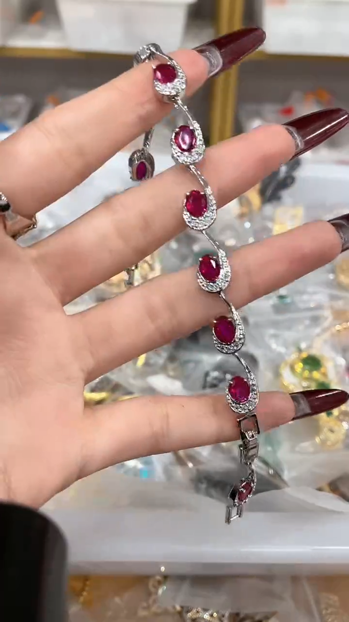 【闪购商品】合成钻石合金q750时尚气质饰品