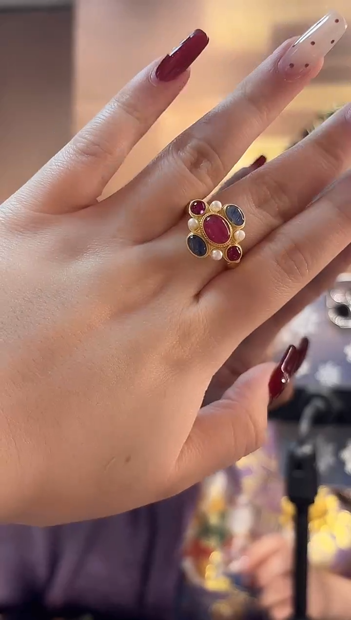 无925银多宝戒指/件