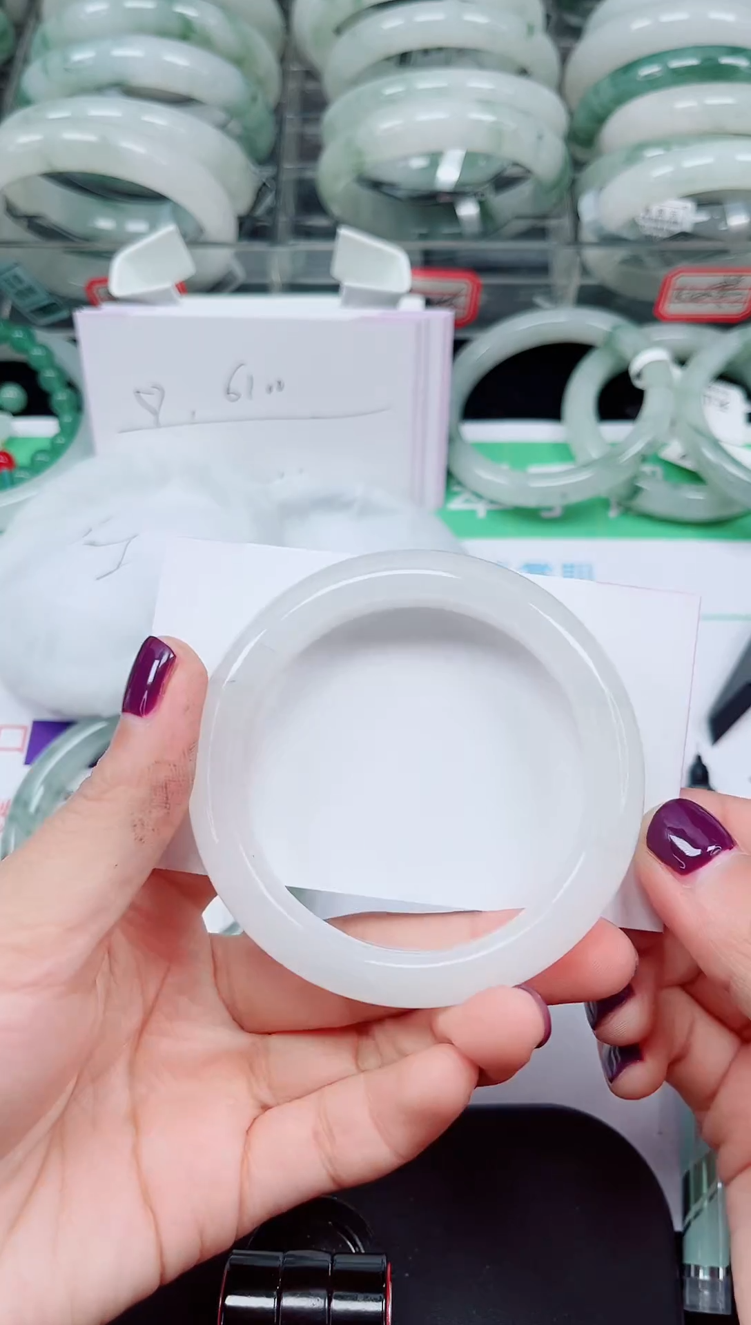 未镶嵌手镯石英质玉112-52/53