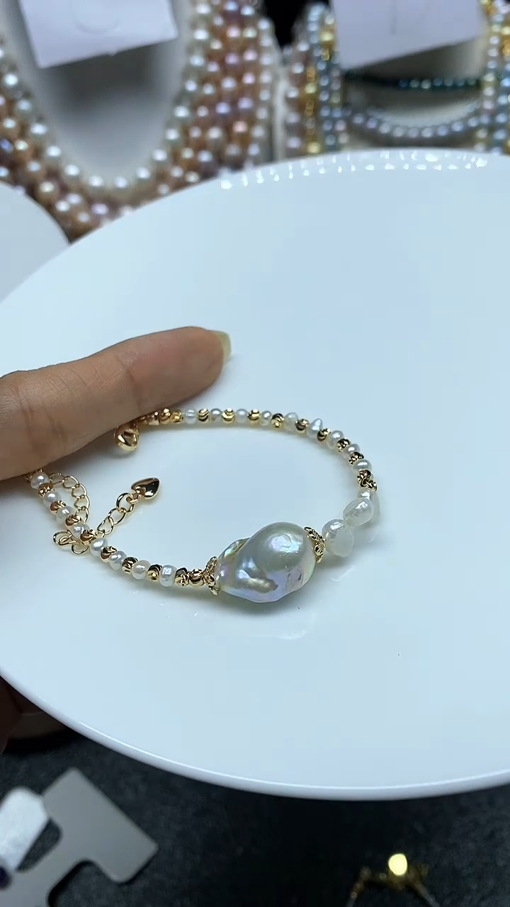 【闪购商品】淡水珍珠手串未镶嵌多人