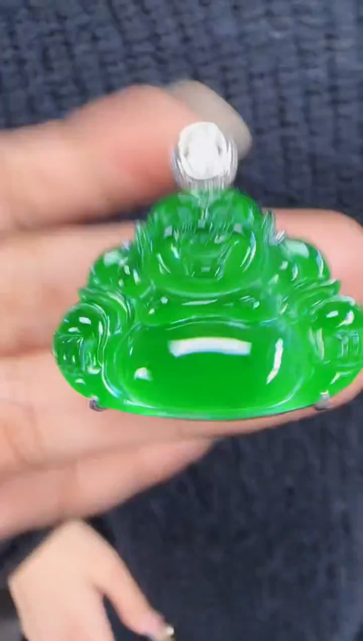 未镶嵌定制翡翠翡翠吊坠119