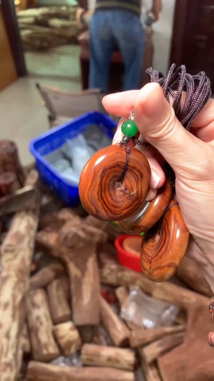 黄花梨/降香黄檀手串平安扣定制