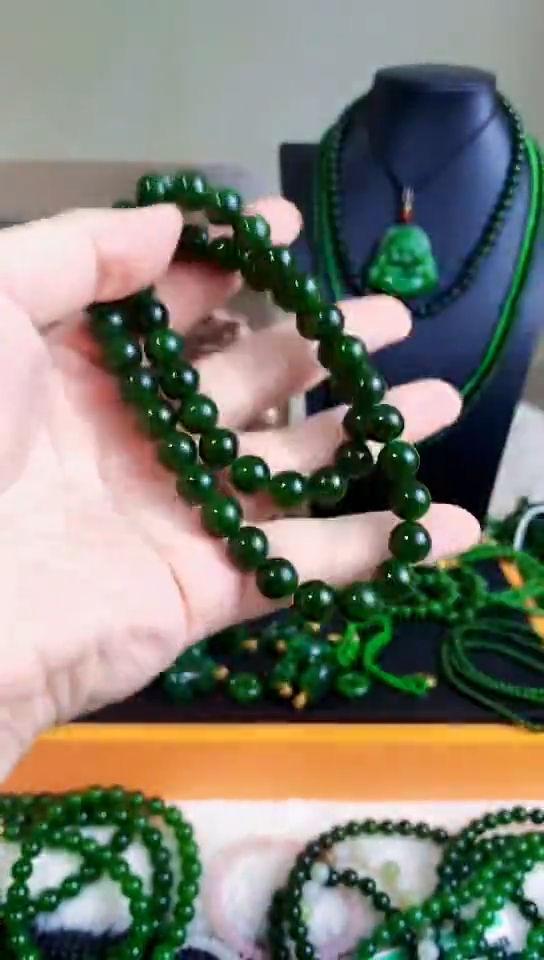 和田玉（碧玉）未镶嵌项链10