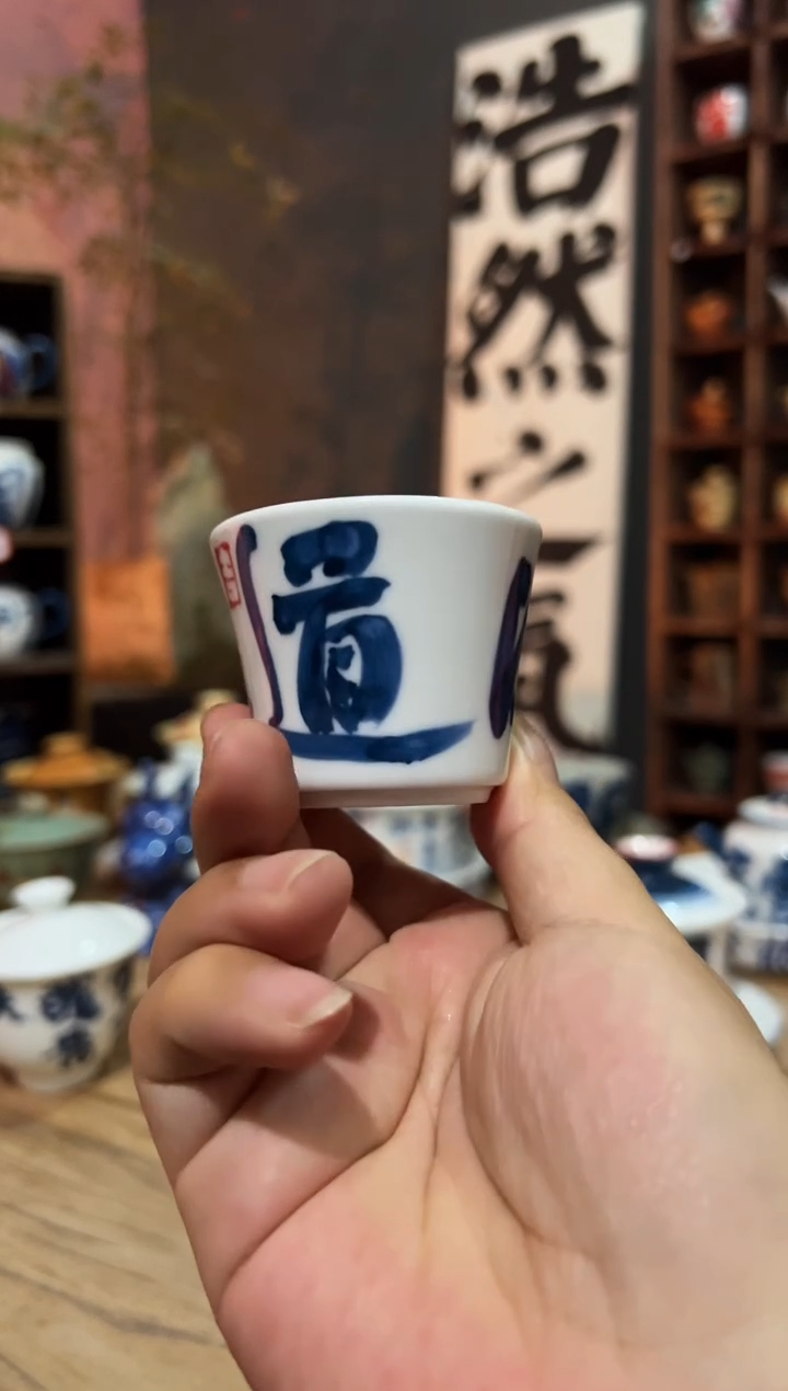 【闪购商品】观云听雨原创手绘茶具