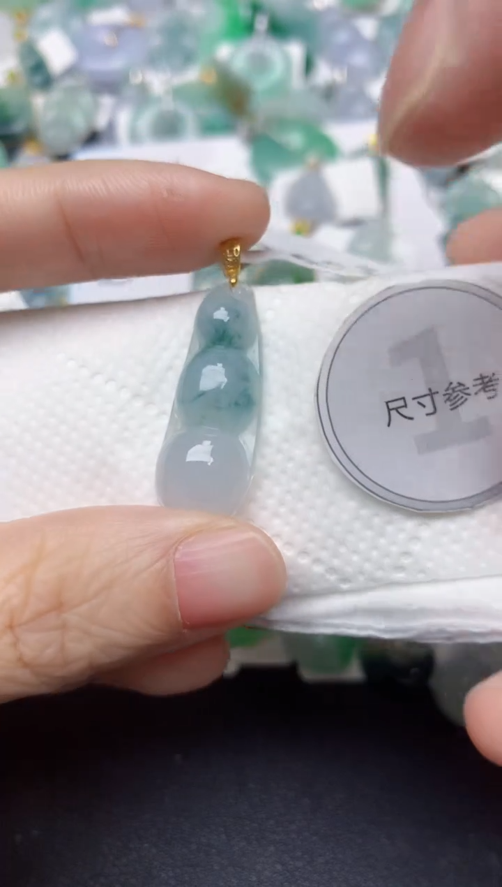 颈饰未镶嵌翡翠天然缅甸A货翡翠