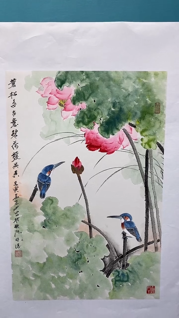 国画画都展厅明德老师国画作品6