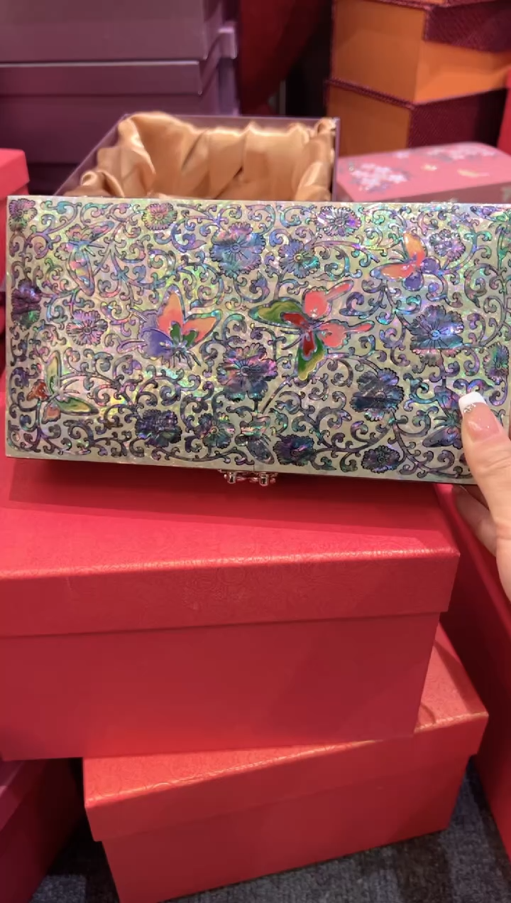 【闪购商品】微瑕不退不换.弘贝雅螺钿漆器文化馆