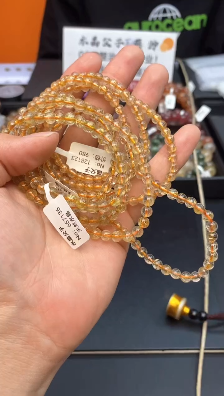 水晶手串未镶嵌44钛晶多圈5mm+ 多样性发其一